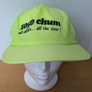 Vintage 1050 CHUM Toronto Radio Snapback Hat Unisex OSFM Adjustable Neon 90s